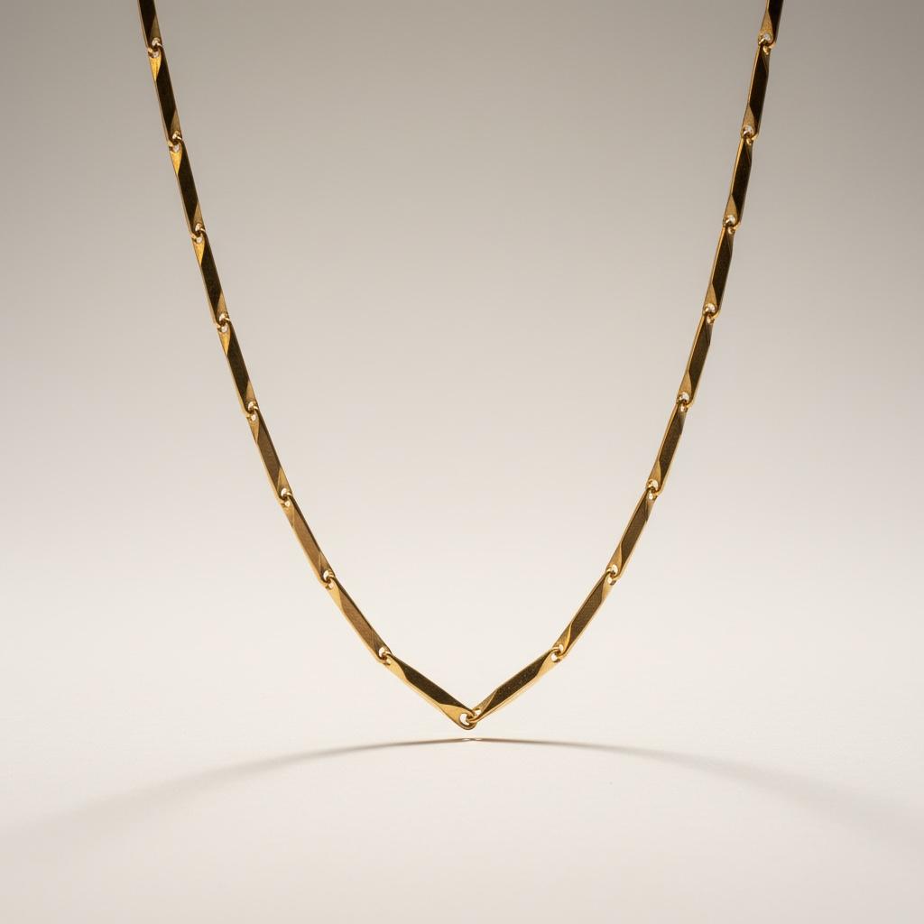 Collana in acciaio inossidabile anallergica e waterproof "Giada"