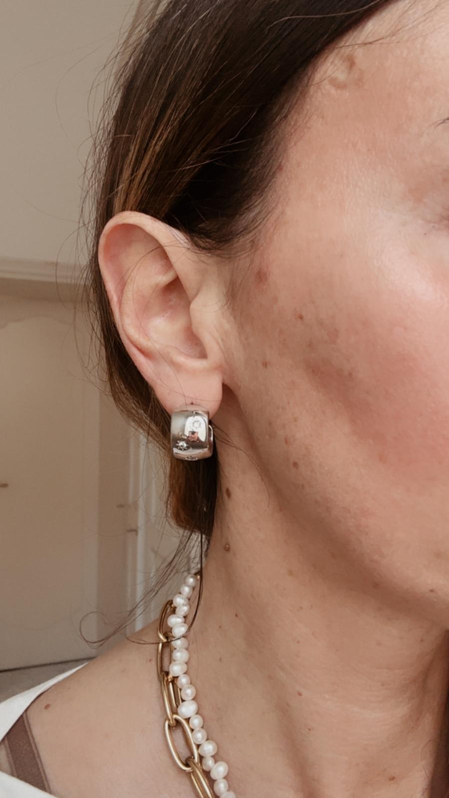 Orecchini in acciaio inossidabile anallergici e waterproof "Chicca"