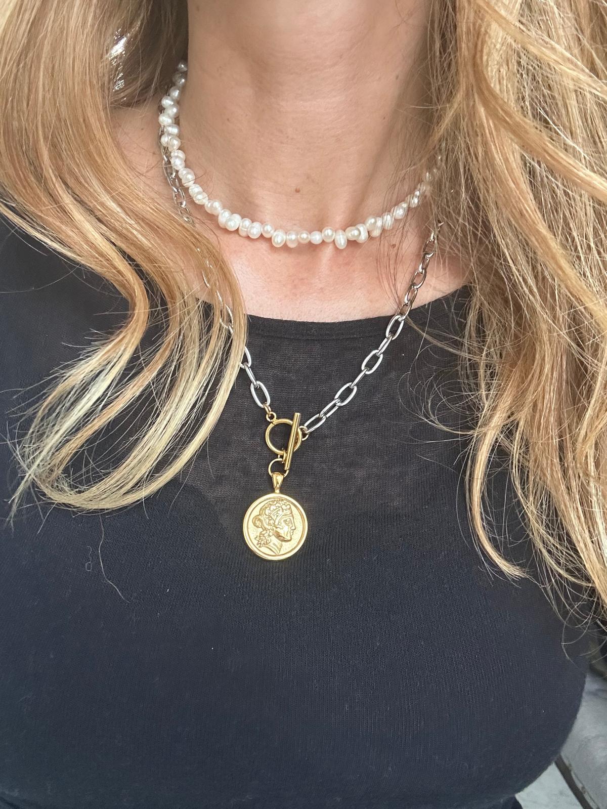 Collana in acciaio inossidabile anallergico e waterproof "Matilde"
