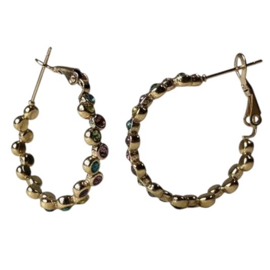 Orecchini in acciaio inossidabile anallergici e waterproof placcati oro 18K "Rachel"