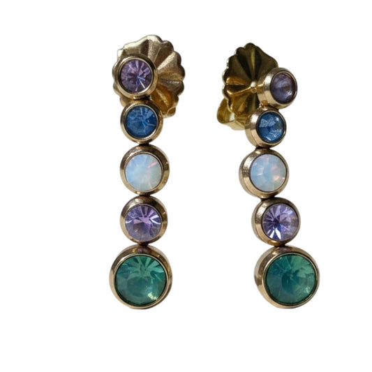 Orecchini in acciaio inossidabile anallergici e waterproof placcati oro 18K "Unicorn"