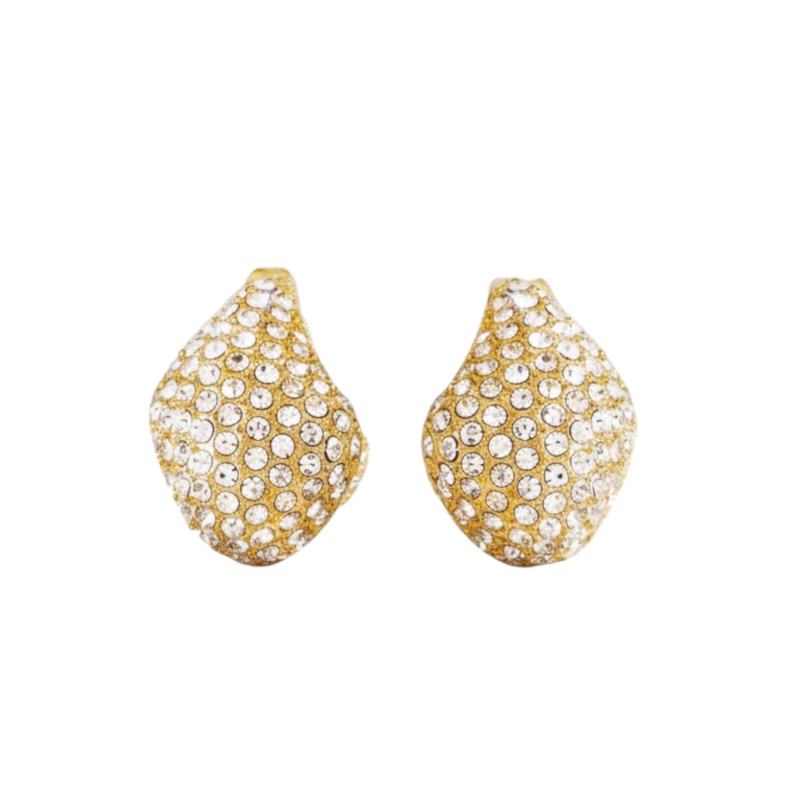 Orecchini in acciaio inossidabile anallergici e waterproof placcati oro 18K "Margot"