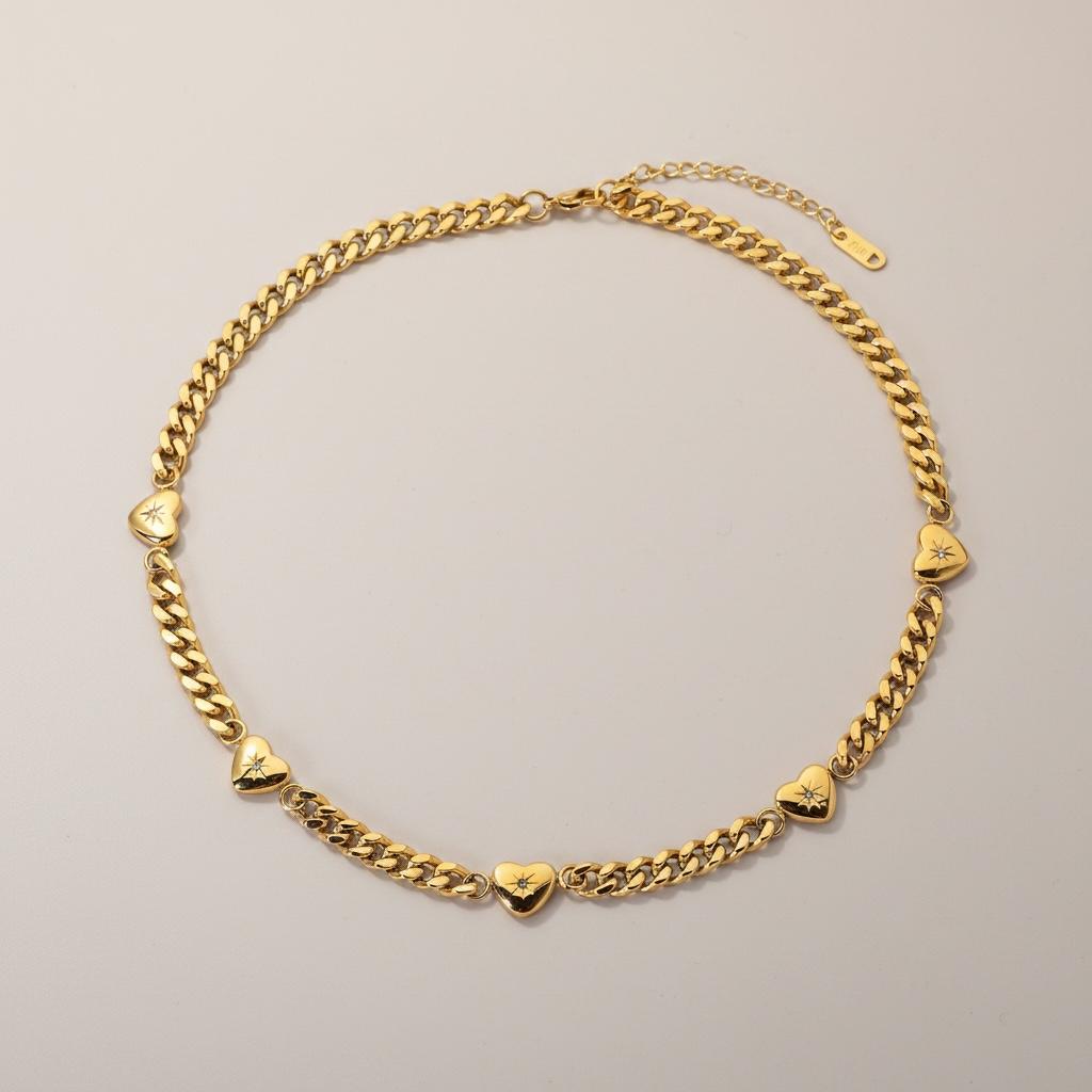 Collana in acciaio inossidabile anallergica e waterproof "forever"