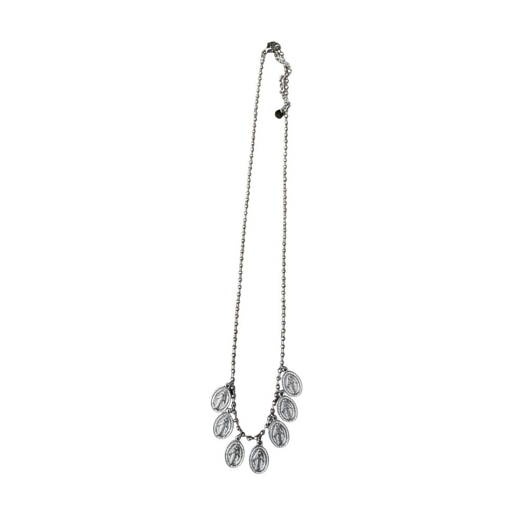 Collana in acciaio inossidabile anallergica e waterproof "Madonnina"