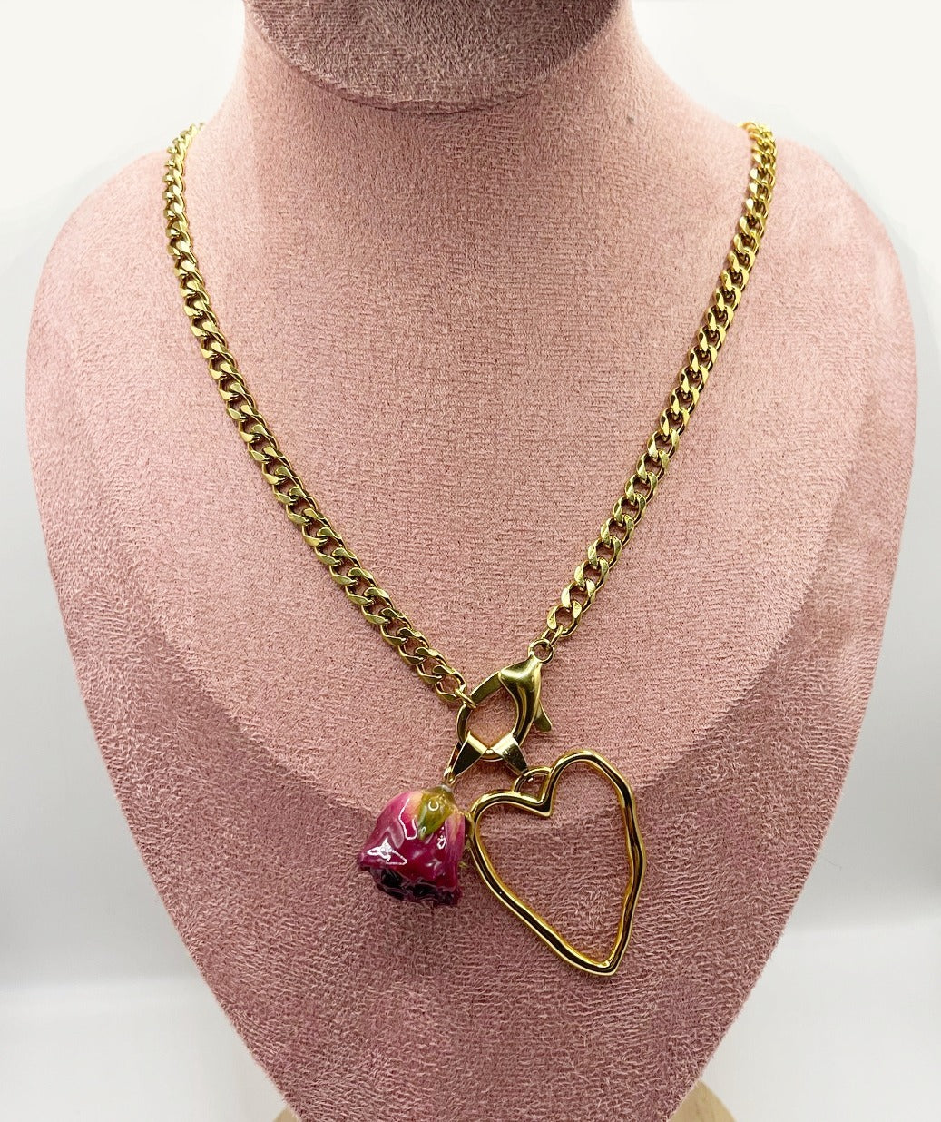 Collana in acciaio inossidabile anallergica e waterproof "Anita"