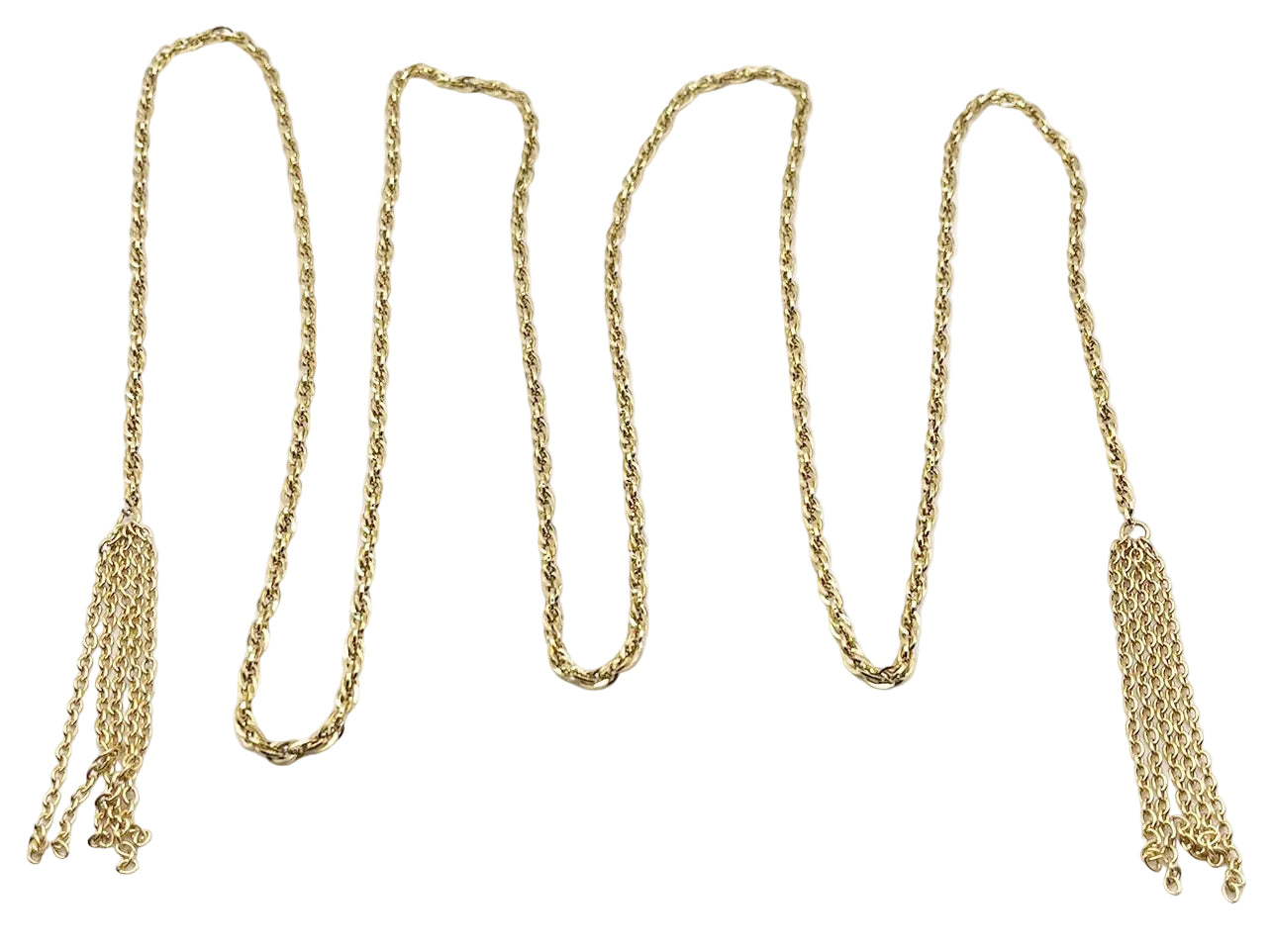 Collana in acciaio inossidabile anallergica e waterproof "Frangetta"
