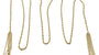 Collana in acciaio inossidabile anallergica e waterproof "Frangetta"