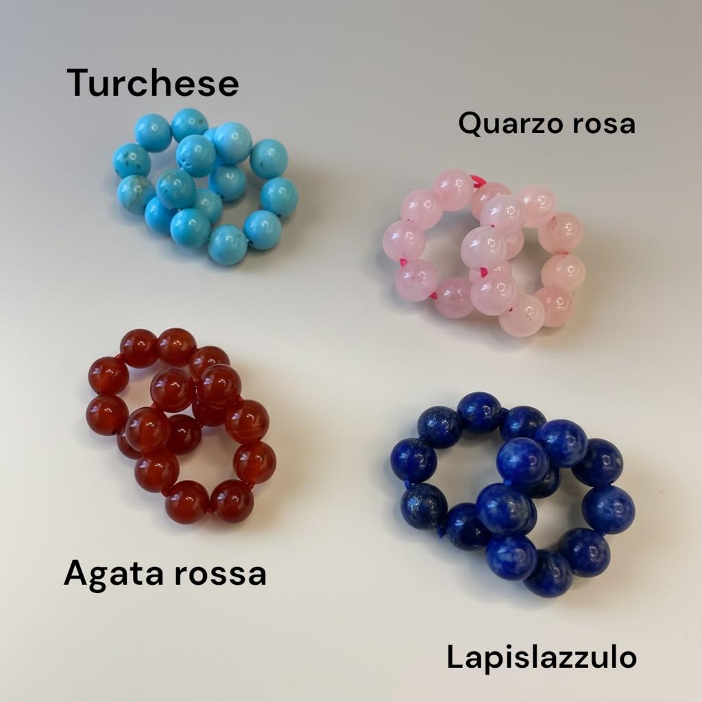Ciondoli in pietre per orecchini e collane "Gea"