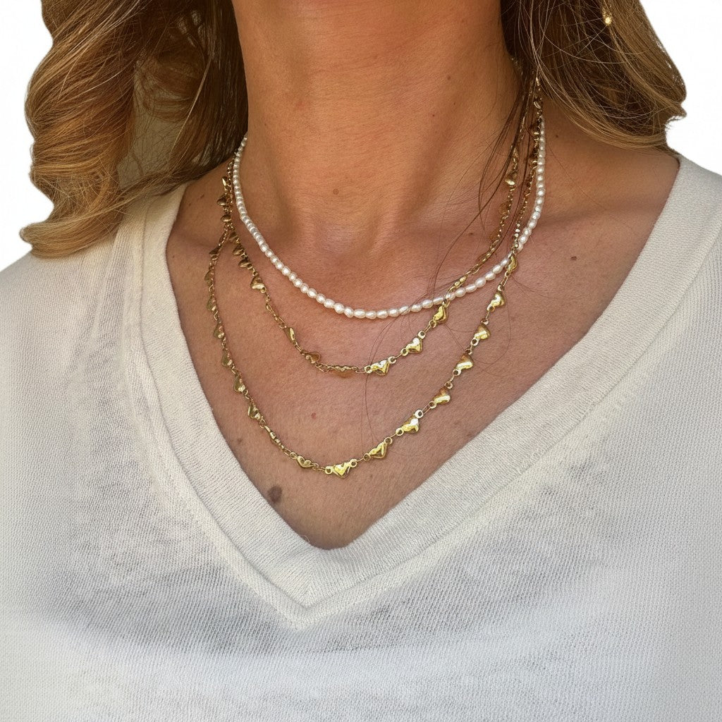 Collana in acciaio inossidabile anallergica e waterproof "Lia"