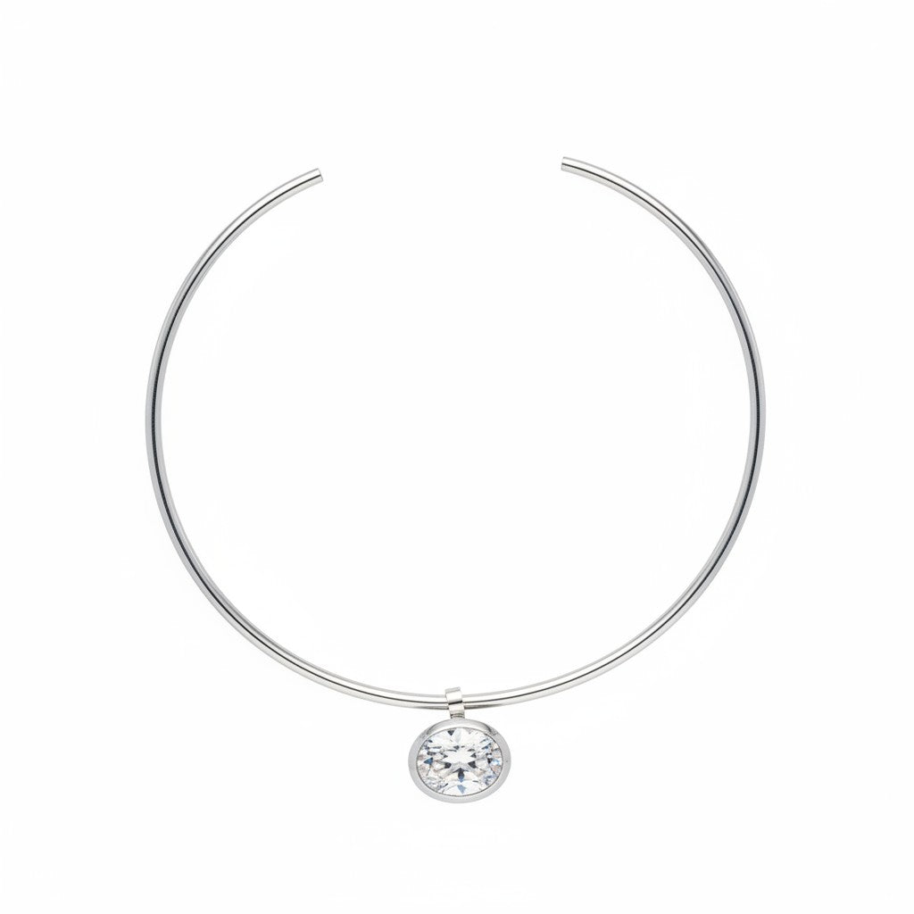 Collana in acciaio inossidabile anallergica e waterproof "Pulsar"