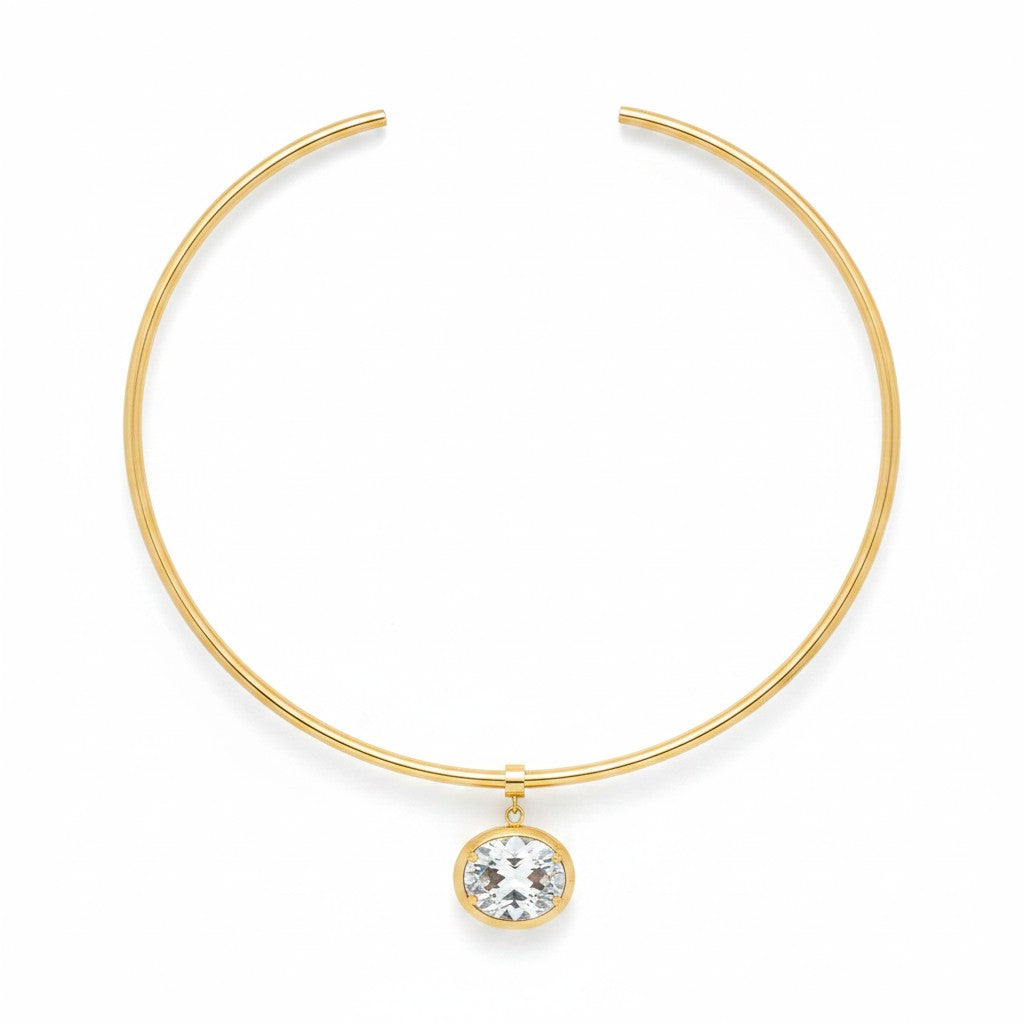 Collana in acciaio inossidabile anallergica e waterproof "Pulsar"