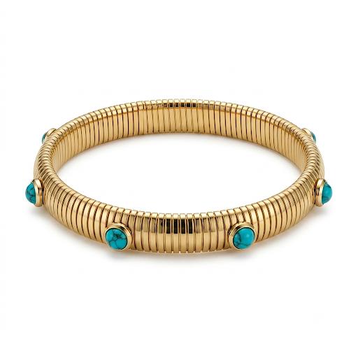 Bracciale in acciaio inossidabile anallergico e waterproof "Atena"
