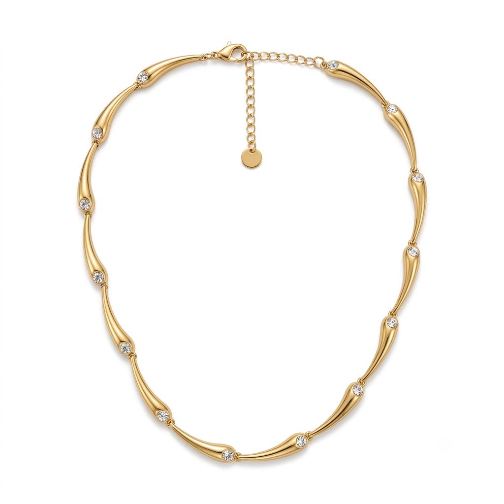 Collana in acciaio inossidabile anallergica e waterproof "Frida"