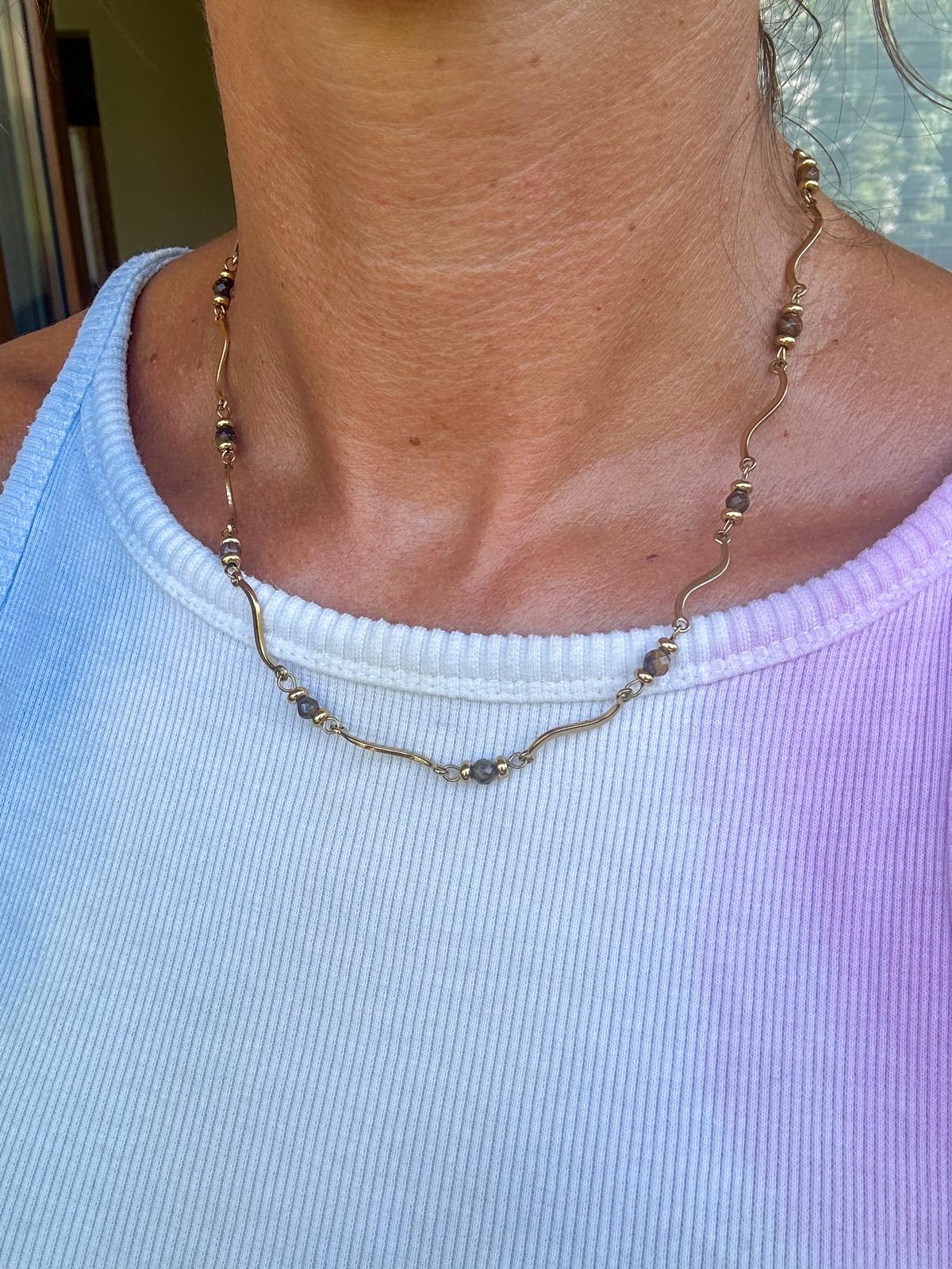 Collana in acciaio inossidabile anallergica e waterproof "Kelly"