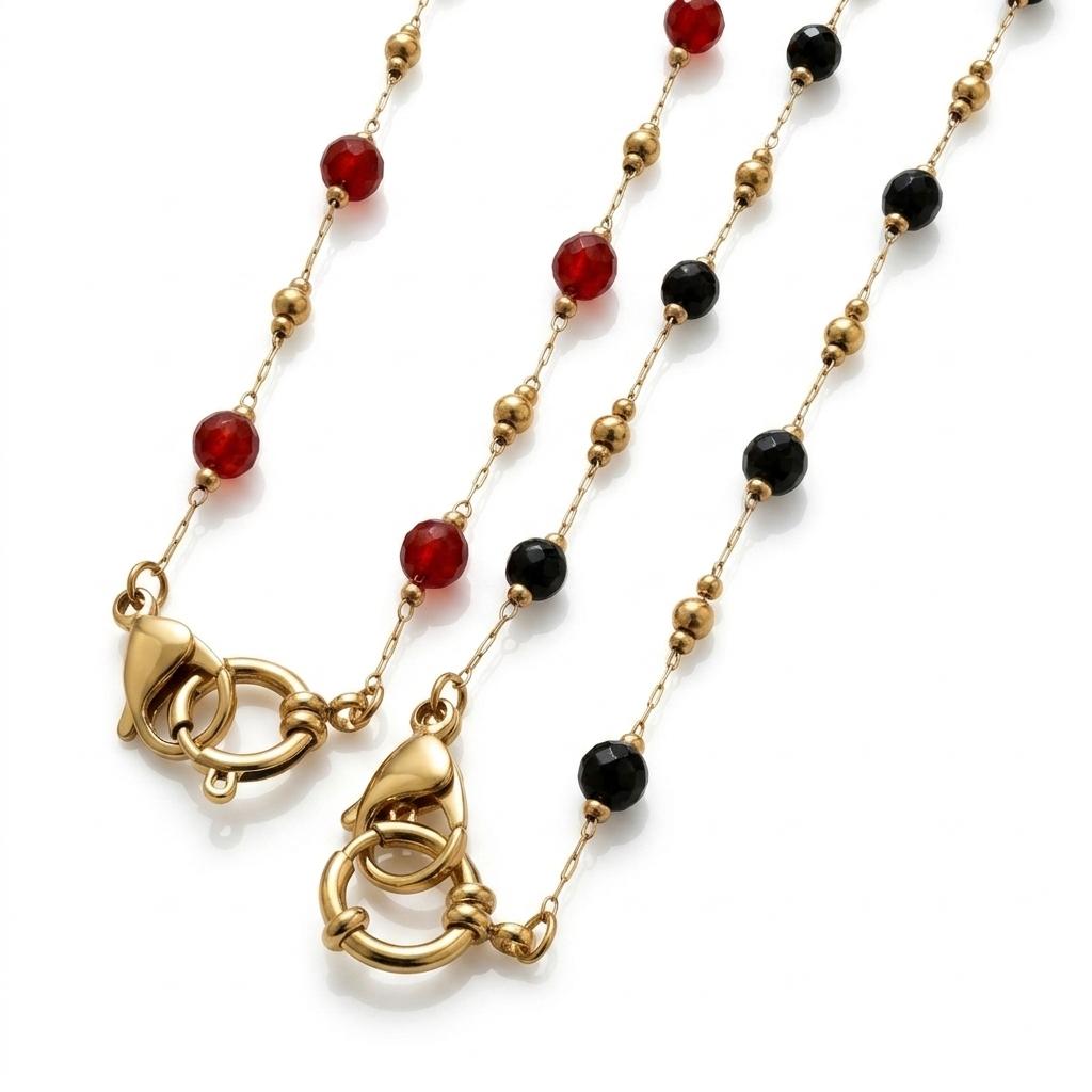 Collana in acciaio inossidabile anallergica e waterproof "Vesta"