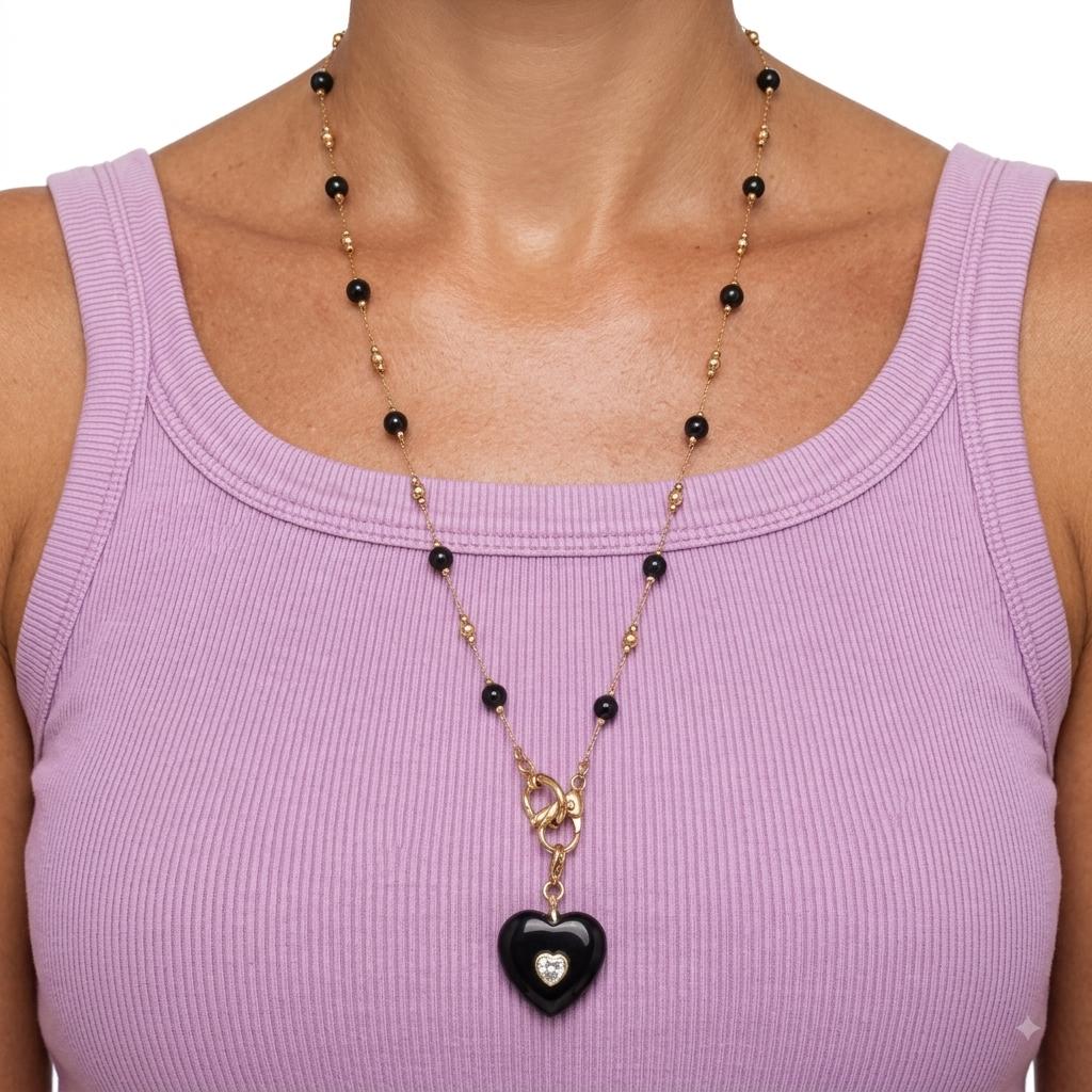 Collana in acciaio inossidabile anallergica e waterproof "Vesta"