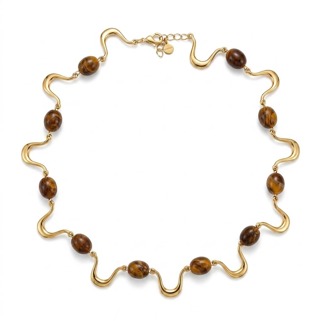 Collana in acciaio inossidabile anallergica e waterproof "Diana"