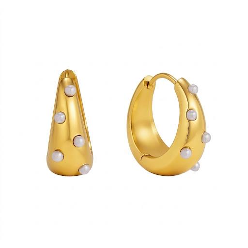 Orecchini in acciaio inossidabile leggeri e waterproof "Iconic"