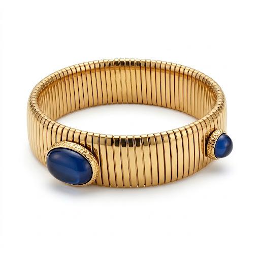 Bracciale elastico in acciaio inossidabile waterproof "Micene"