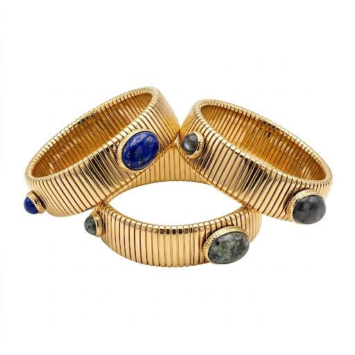 Bracciale elastico in acciaio inossidabile waterproof "Micene"
