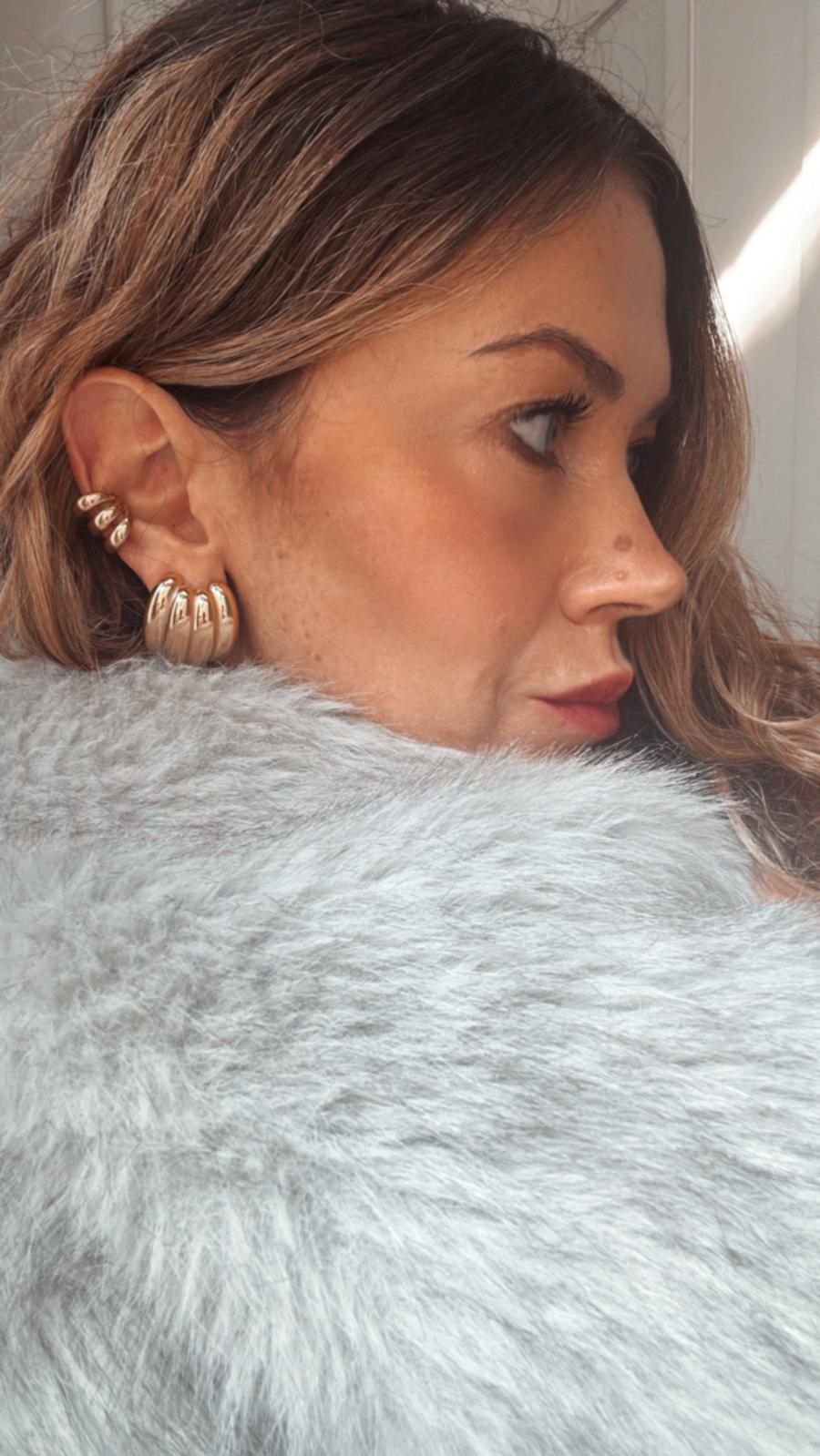 ear cuff bambi by LaGal in acciaio inossidabile placcato oro 18K