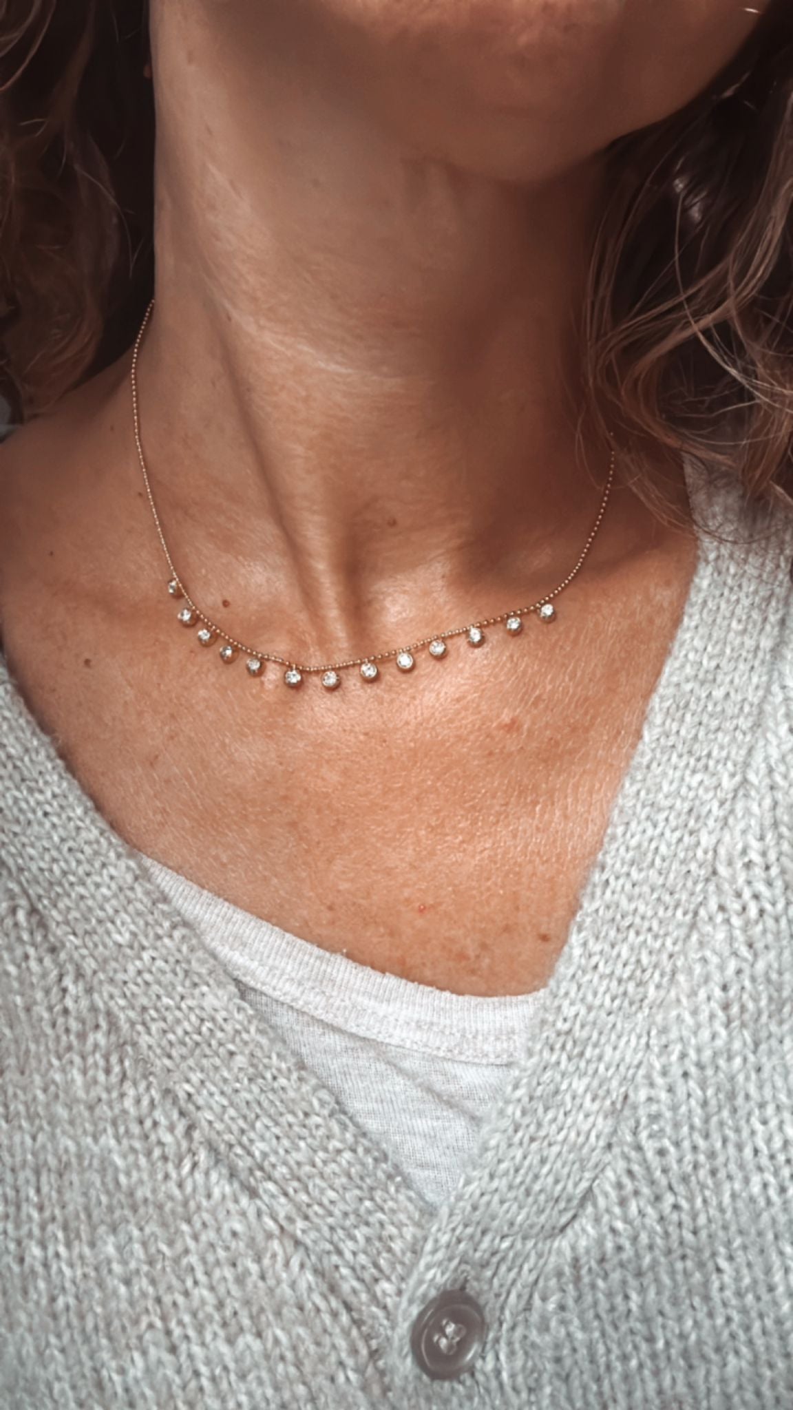 Collana in acciaio inossidabile anallergica e waterproof "Brilla"