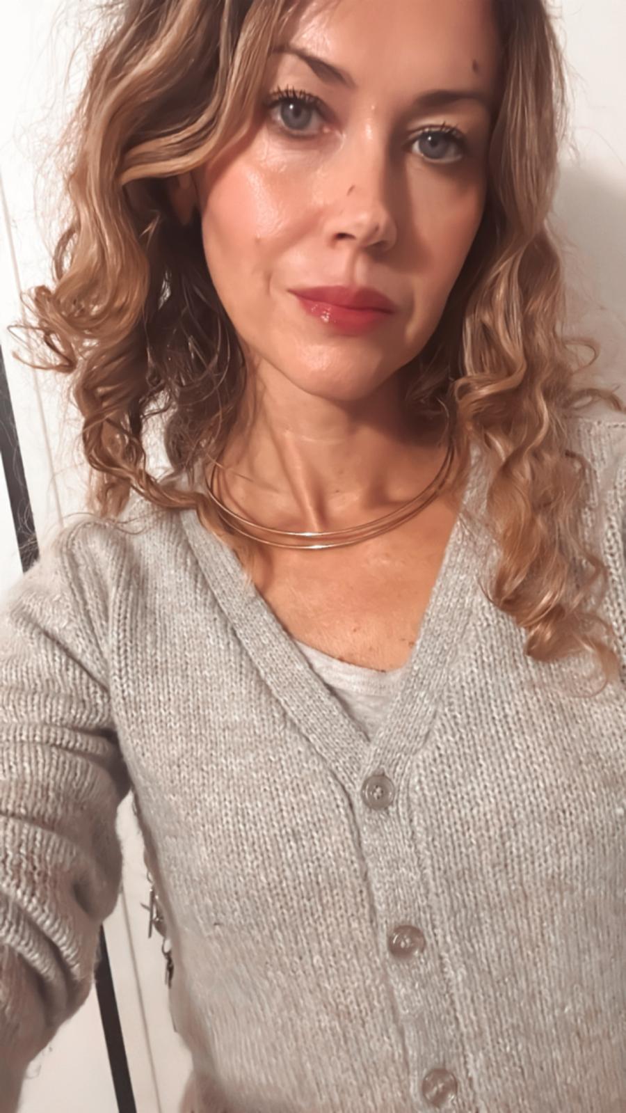Collana in acciaio inossidabile anallergico e waterproof "Bis"