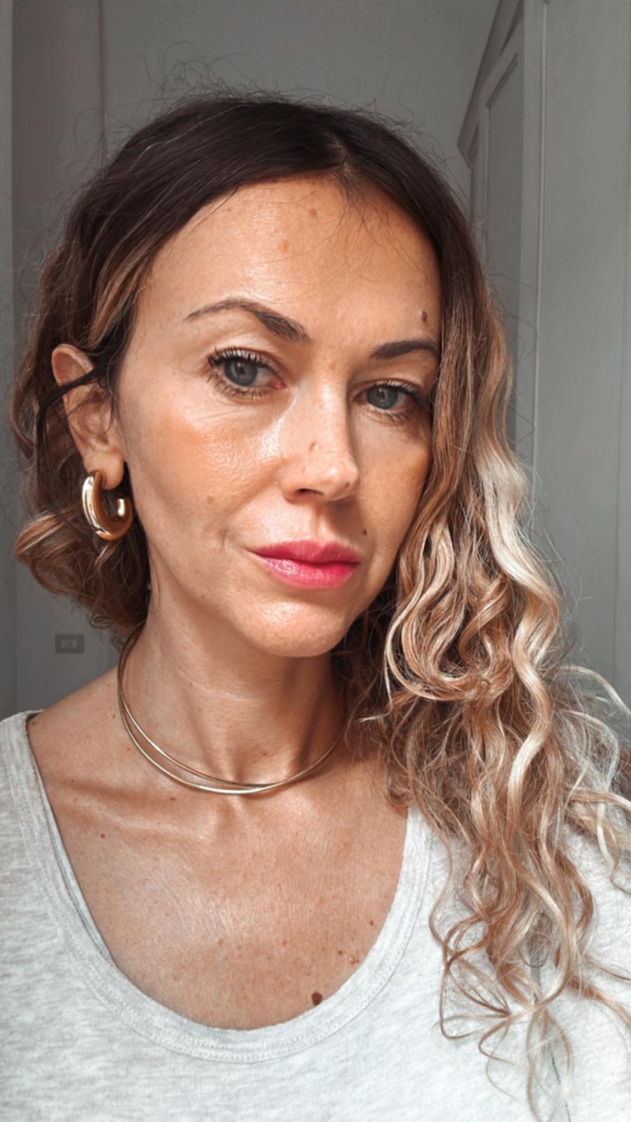 Orecchini in acciaio inossidabile placcati oro 18K anallergici e waterproof "Infinito"