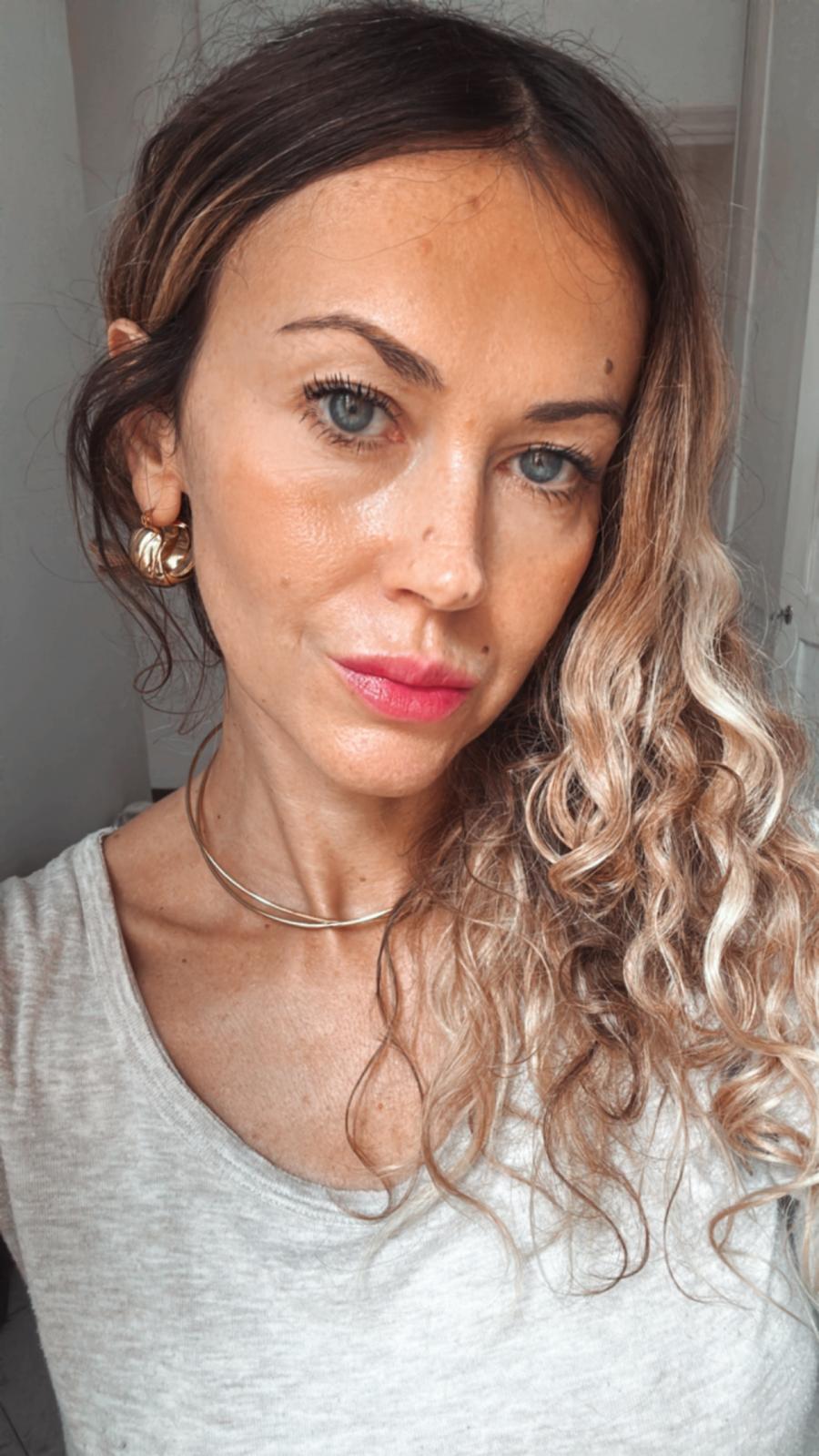 Orecchini in acciaio inossidabile placcati oro 18K anallergici e waterproof "Cosmic"
