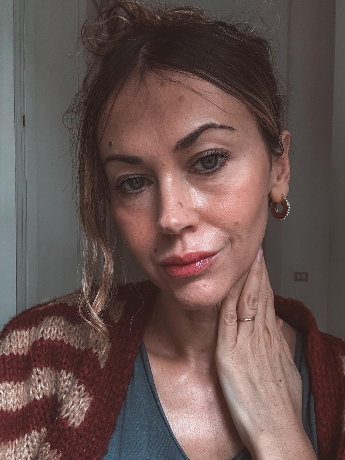 Orecchini in acciaio inossidabile placcati oro 18K anallergici e waterproof "Disco"
