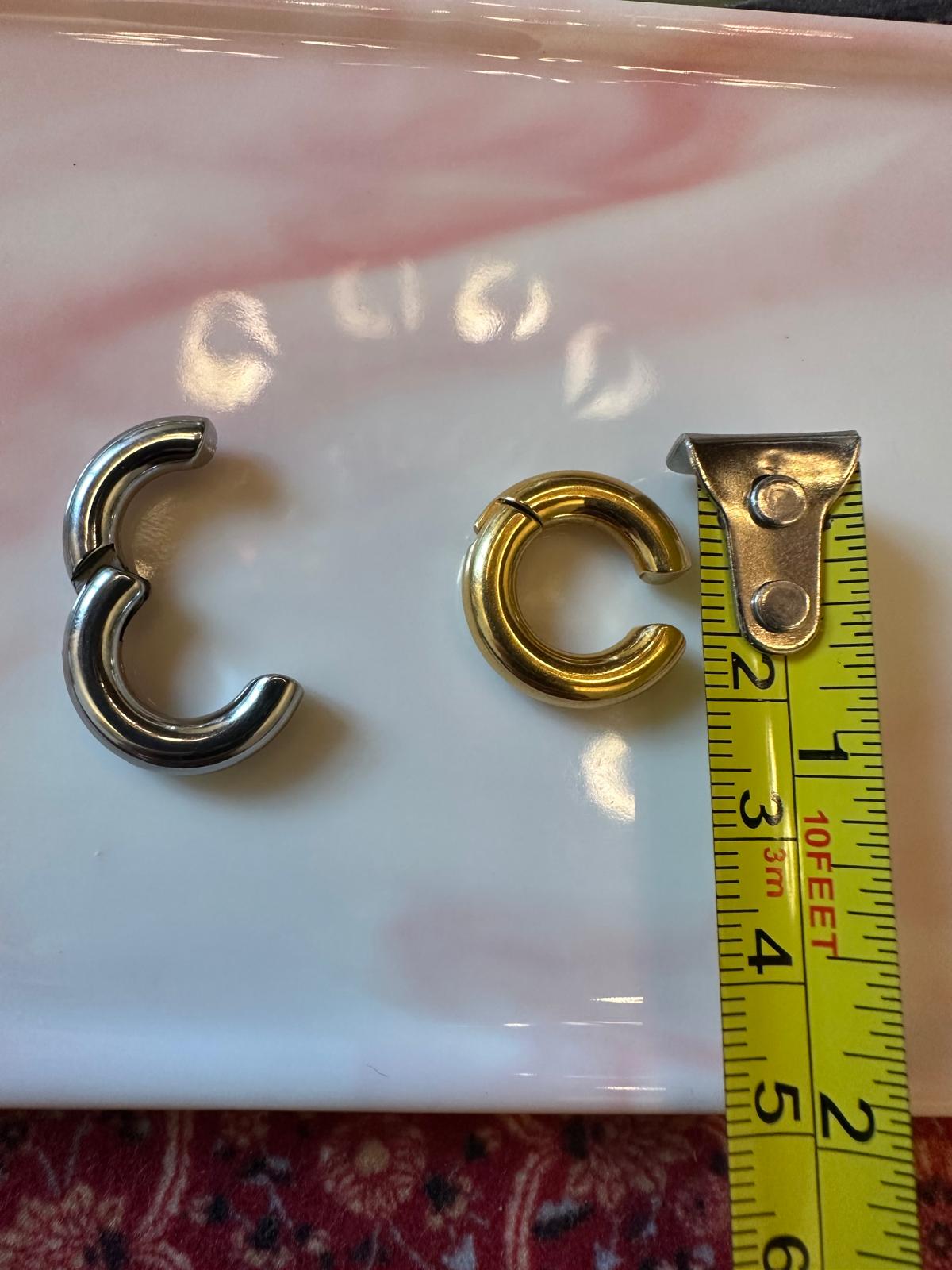 Ear Cuff in acciaio inossidabile anallergici e waterproof "Easy"