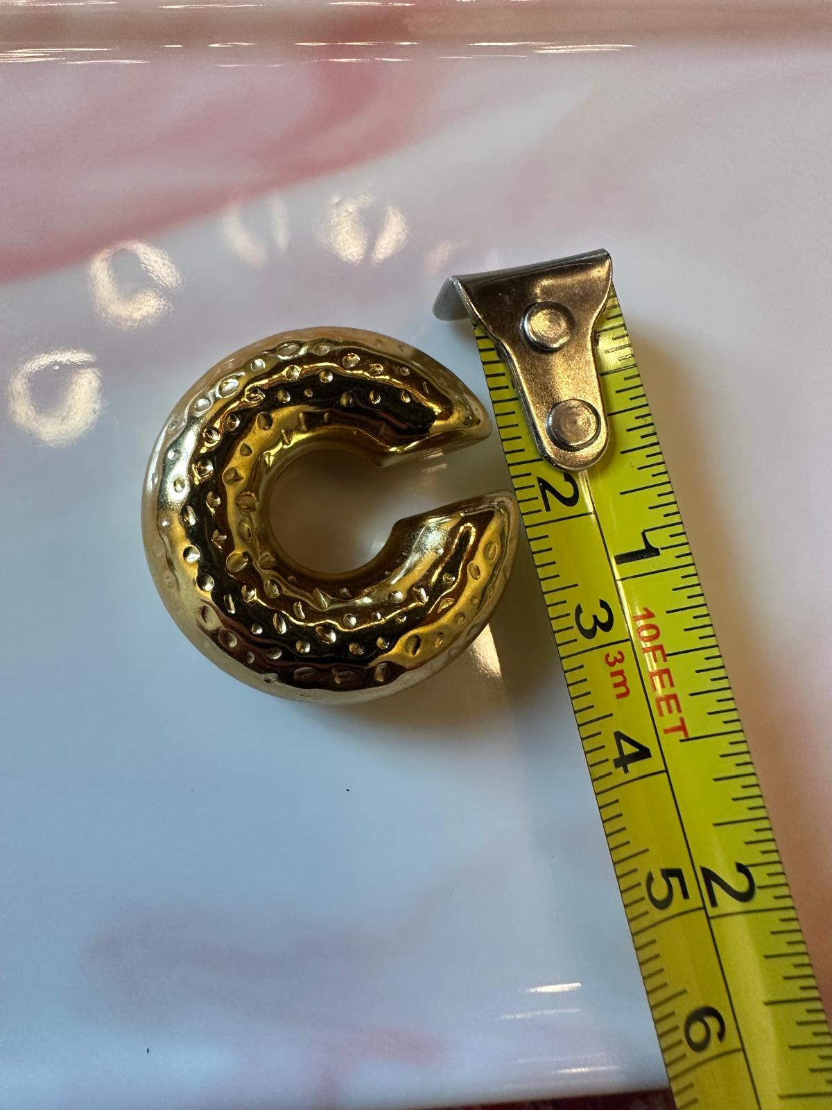 Ear cuff in acciaio inossidabile anallergico e waterproof "Luccica"