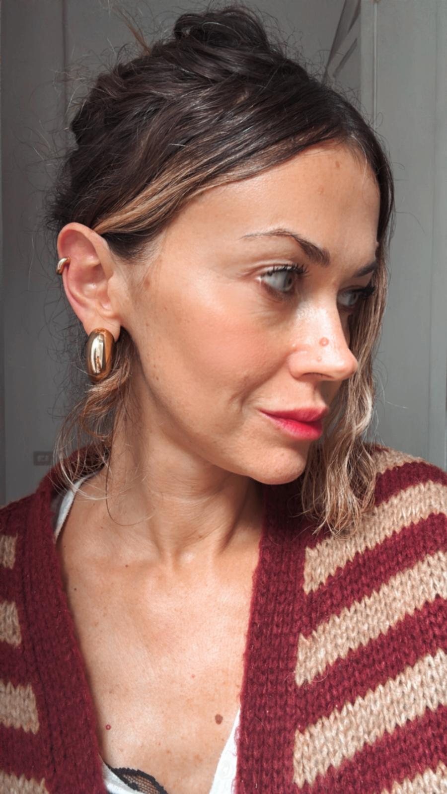 Ear Cuff in acciaio inossidabile anallergici e waterproof "Up"