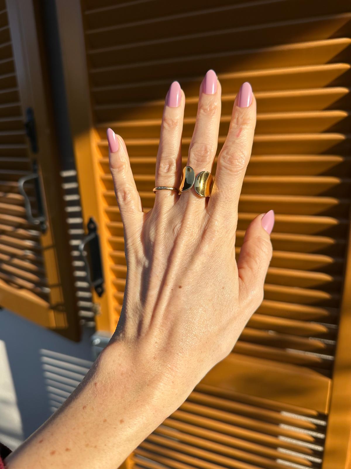 Anello in acciaio inossidabile anallergico e waterproof "Lunedì"