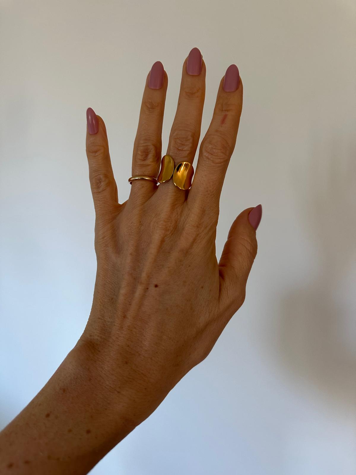 Anello in acciaio inossidabile anallergico e waterproof "Lunedì"