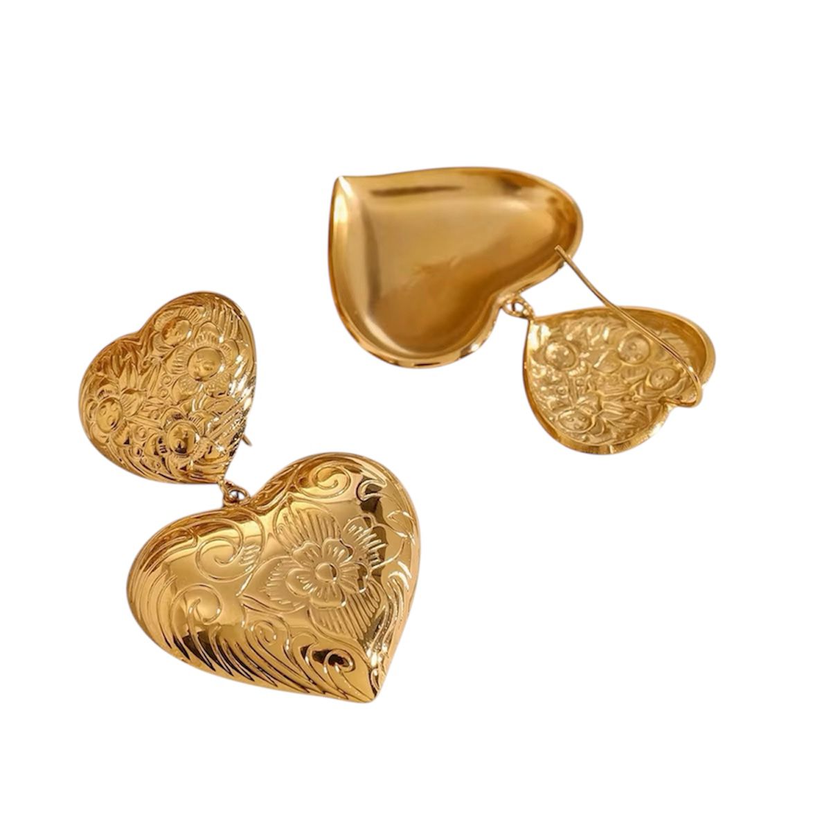 Orecchini in acciaio inossidabile anallergici e waterproof "Zingara"