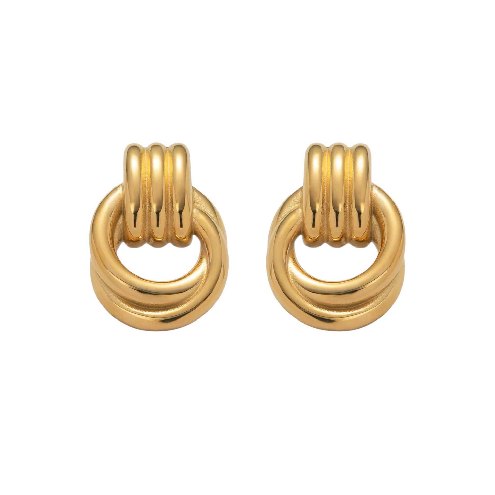 orecchini Diana By LaGal in acciaio inossidabile placcati oro 18K