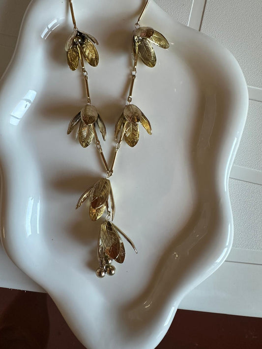 Collana in acciaio inossidabile anallergica e waterproof "Mughetto"