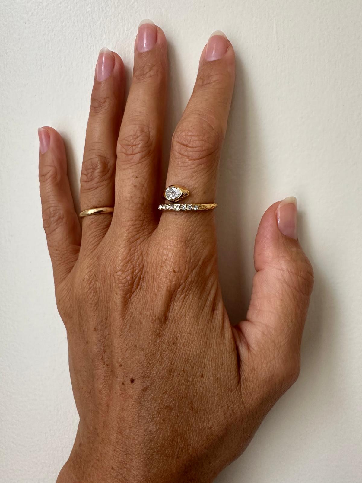 Anello in acciaio inossidabile anallergico e waterproof "Tentazione"