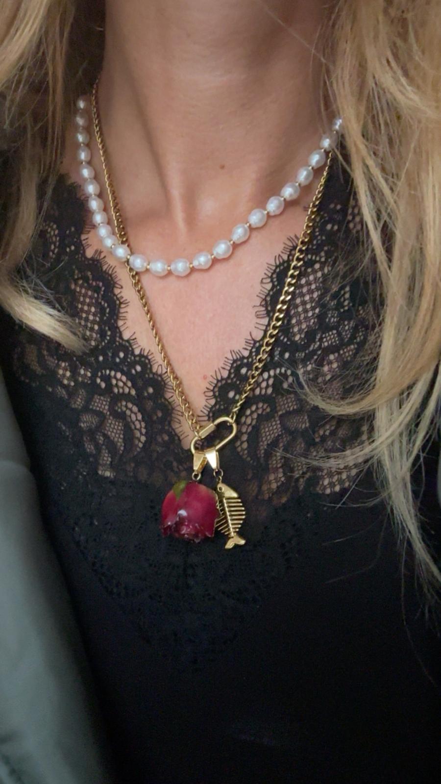 Collana in acciaio inossidabile anallergica e waterproof "Dolly"