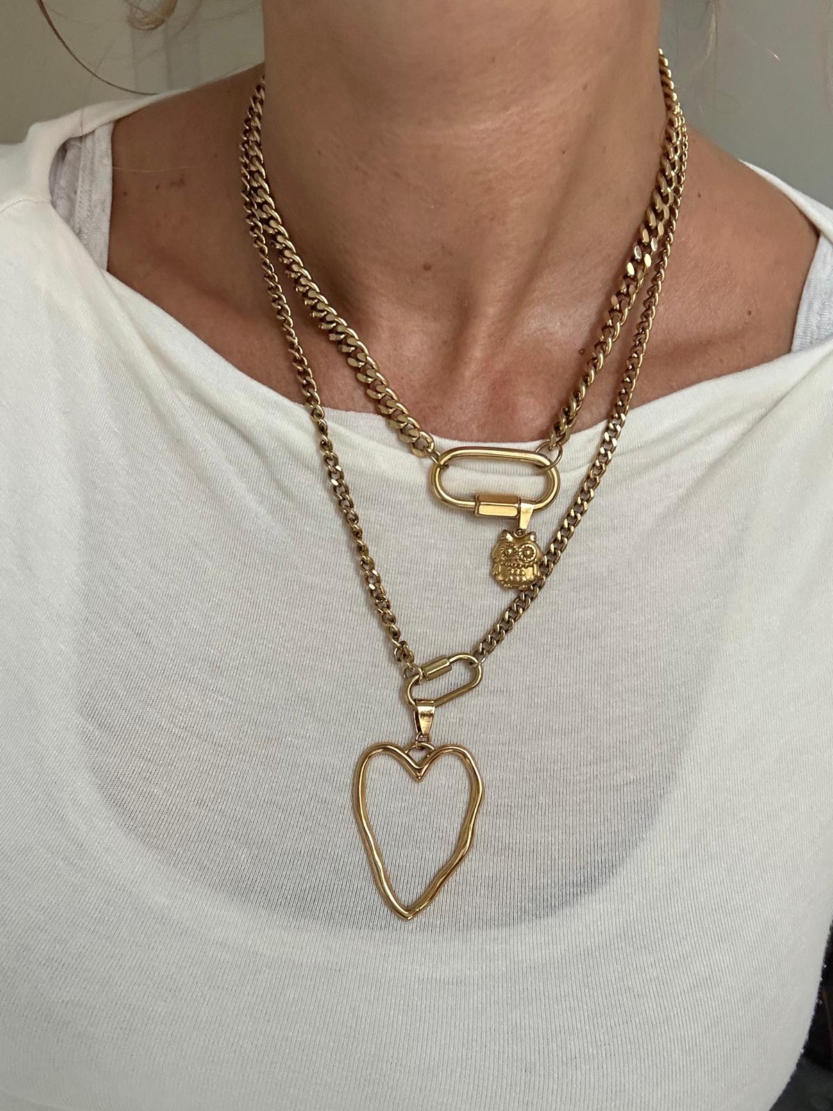 Collana in acciaio inossidabile anallergica e waterproof "Dolly"