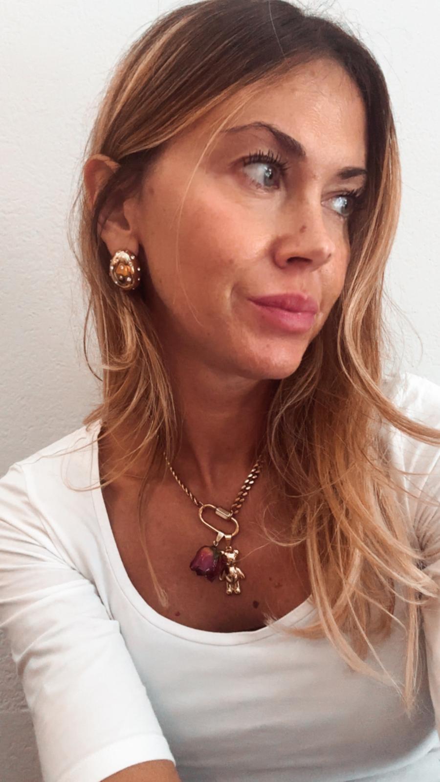 Collana in acciaio inossidabile anallergica e waterproof "Agganciami"