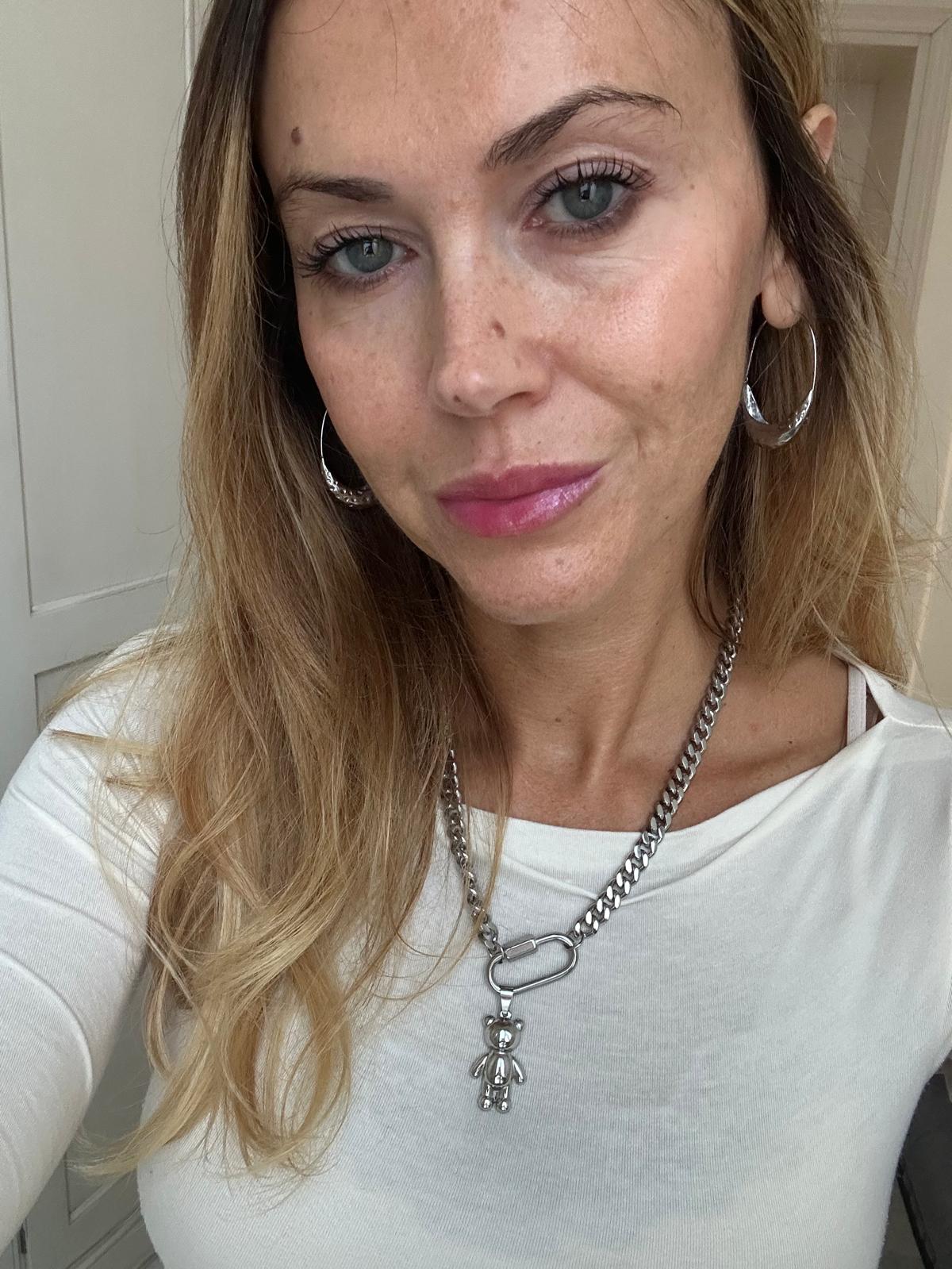 Collana in acciaio inossidabile anallergica e waterproof "Agganciami"