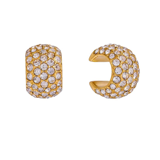 Ear Cuff in acciaio inossidabile anallergici e waterproof "Diablo"