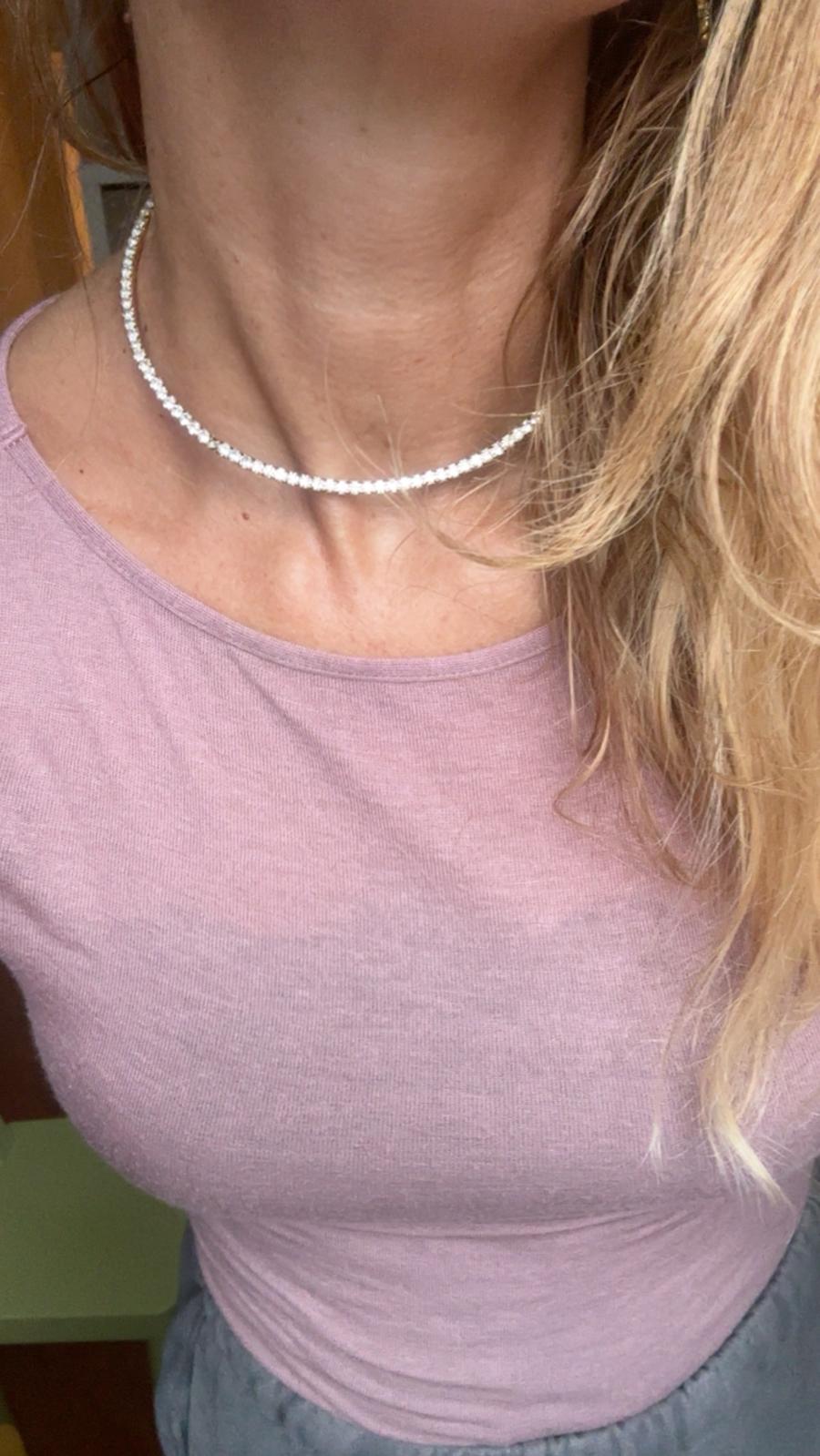 Collana in acciaio inossidabile anallergica e waterproof "Luce"