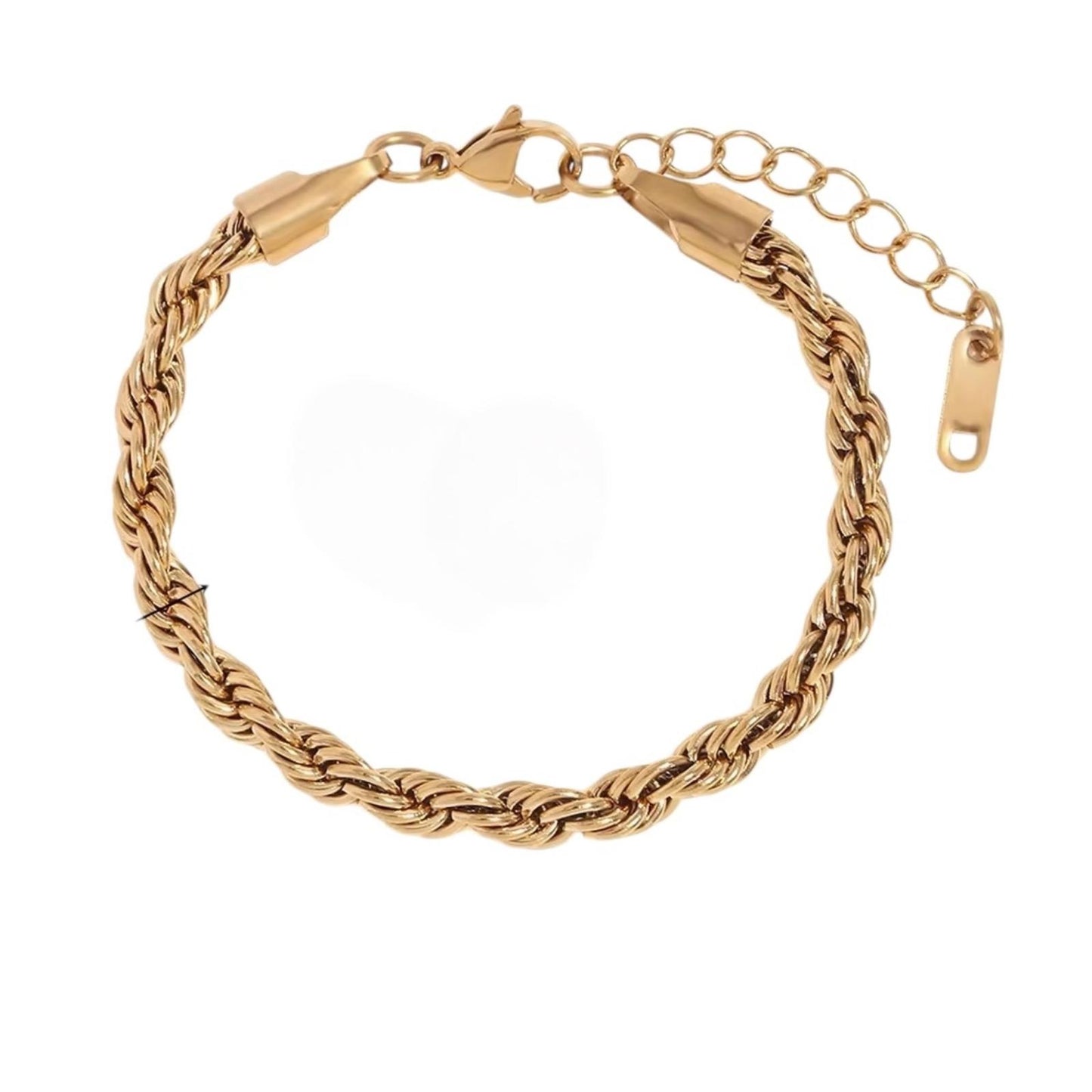 Bracciale in acciaio inossidabile anallergico e waterproof "Attorcigliami"