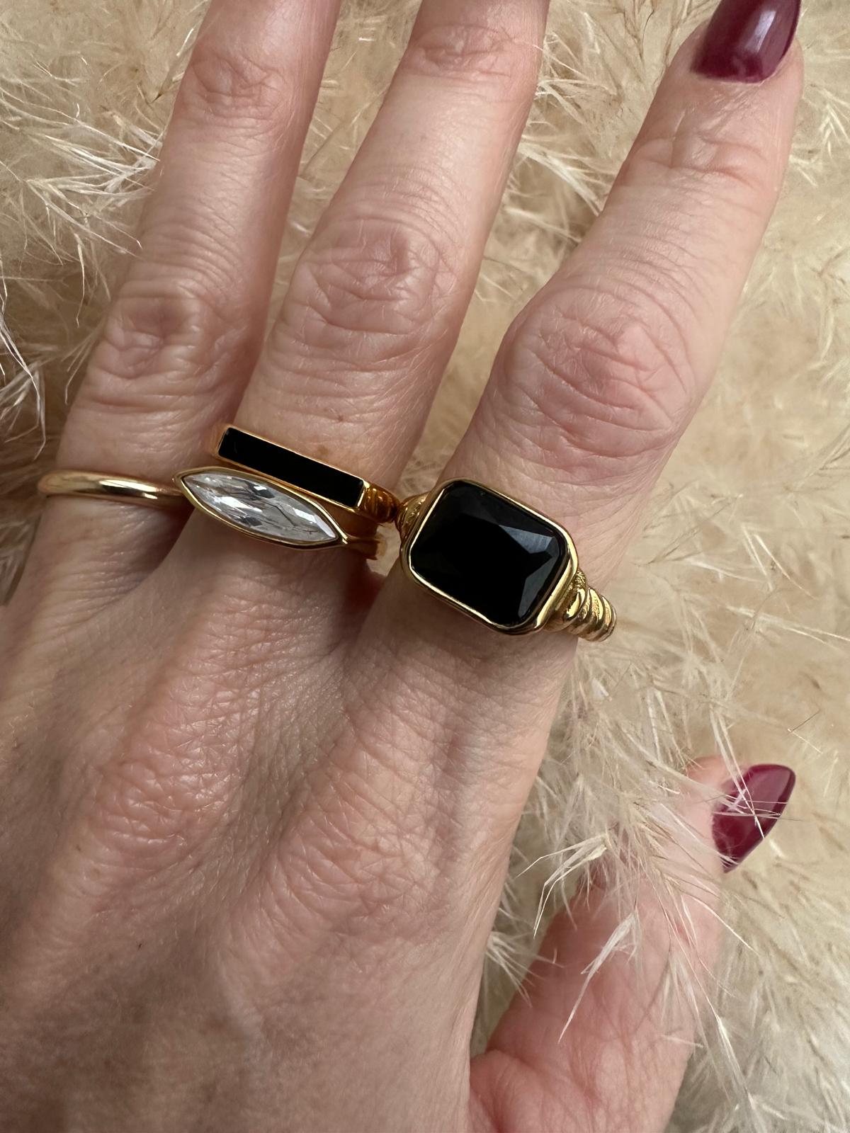 Anello in acciaio inossidabile anallergico e waterproof "Panther”