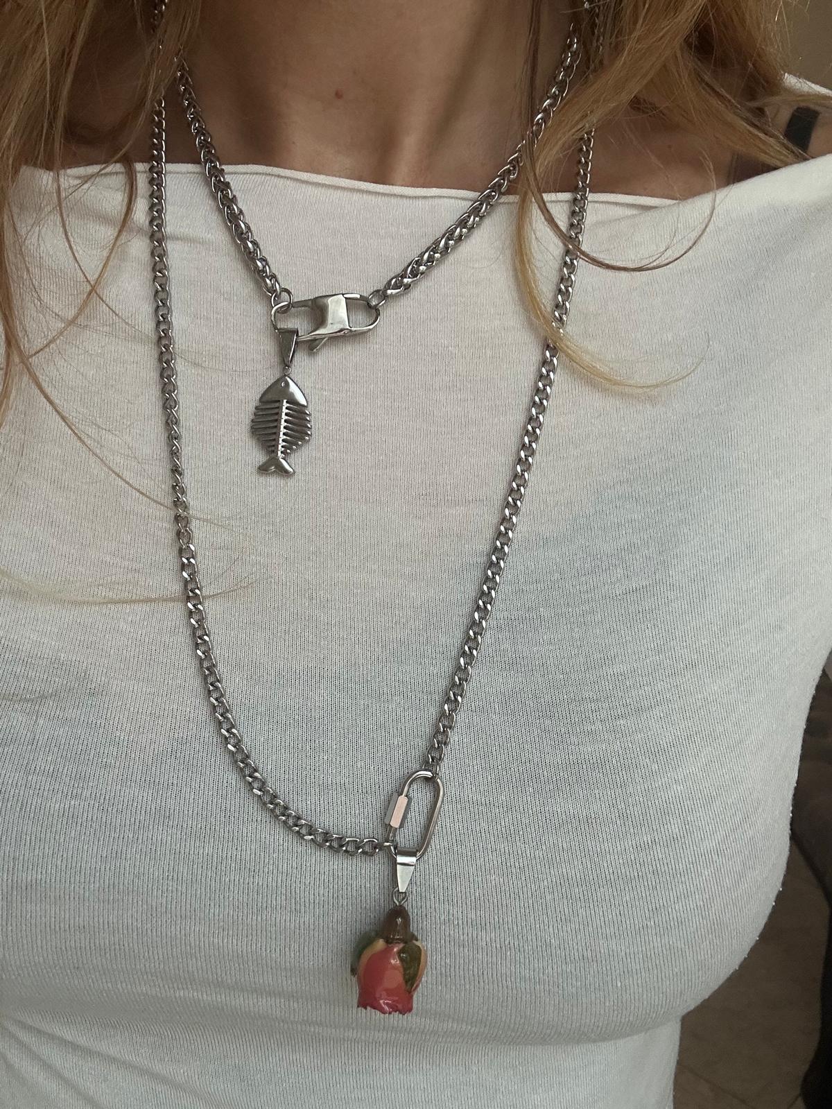 Collana in acciaio inossidabile anallergica e waterproof "Kate"