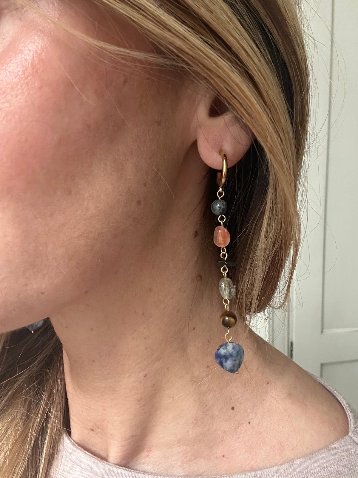 Orecchini in acciaio inossidabile anallergici e waterproof "Nicole"