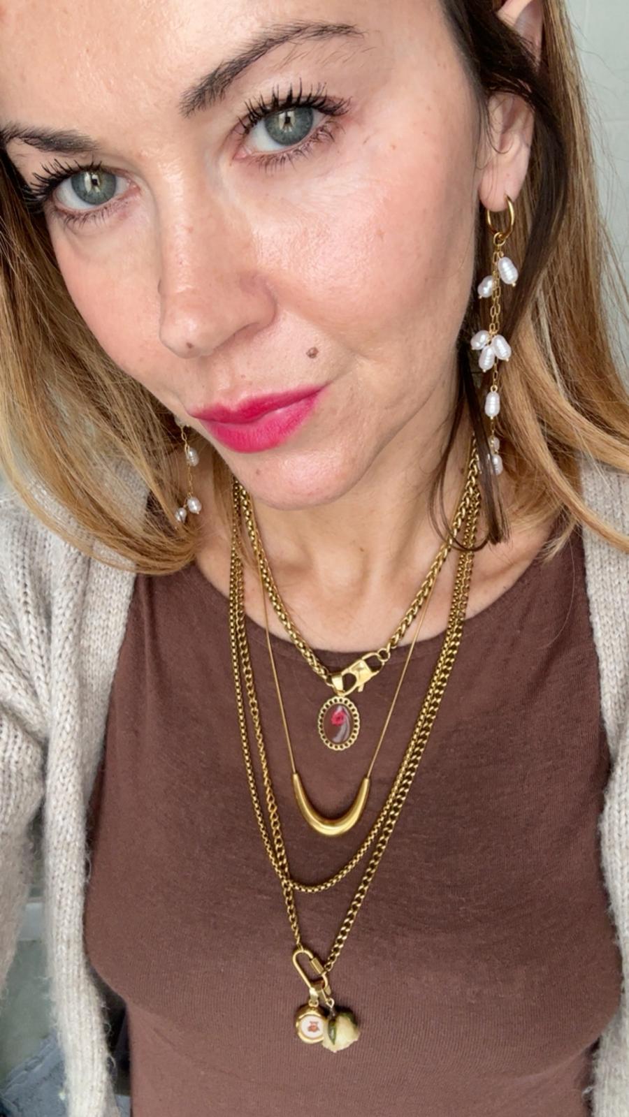 Collana in acciaio inossidabile anallergica e waterproof "Bonny"